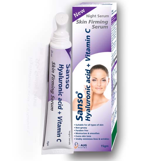 Sanso Hyaluronic Acid + Vitamin C Skin Firming Serum