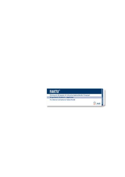 Faktu 30gm rectal ointment + Applicator