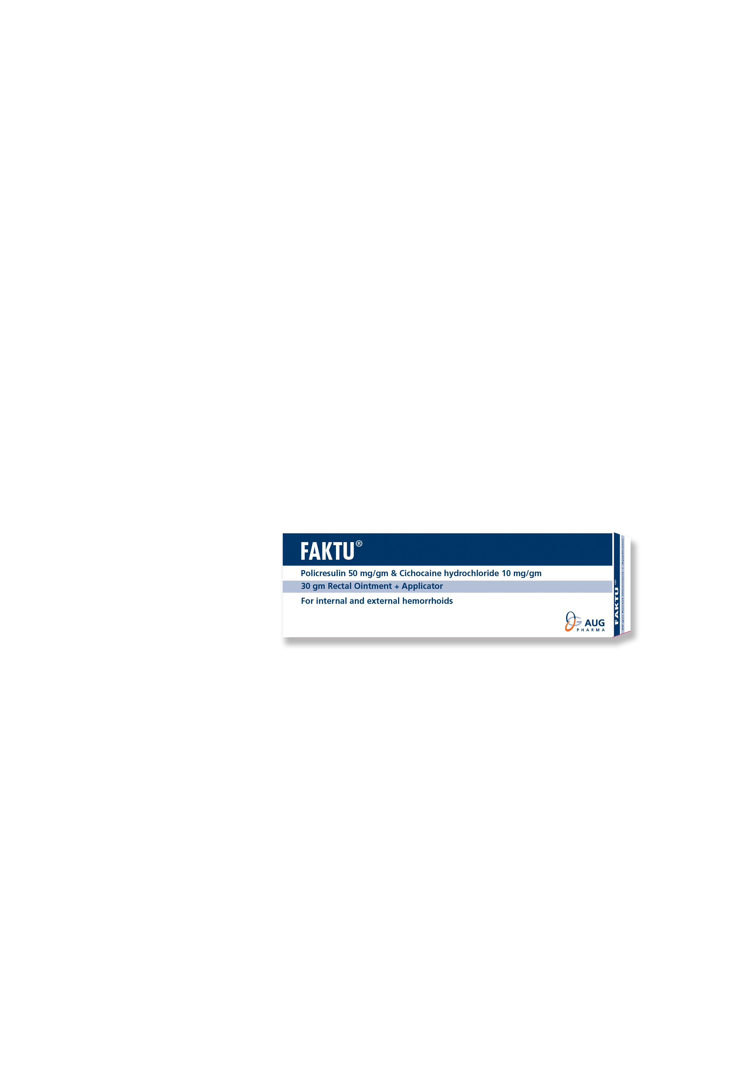 Faktu 30gm rectal ointment + Applicator